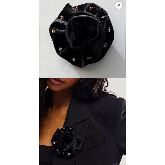 Free People Rosette Brooch Pin Stud Pack -5 Pairs of Earrings - Picture 5 of 5